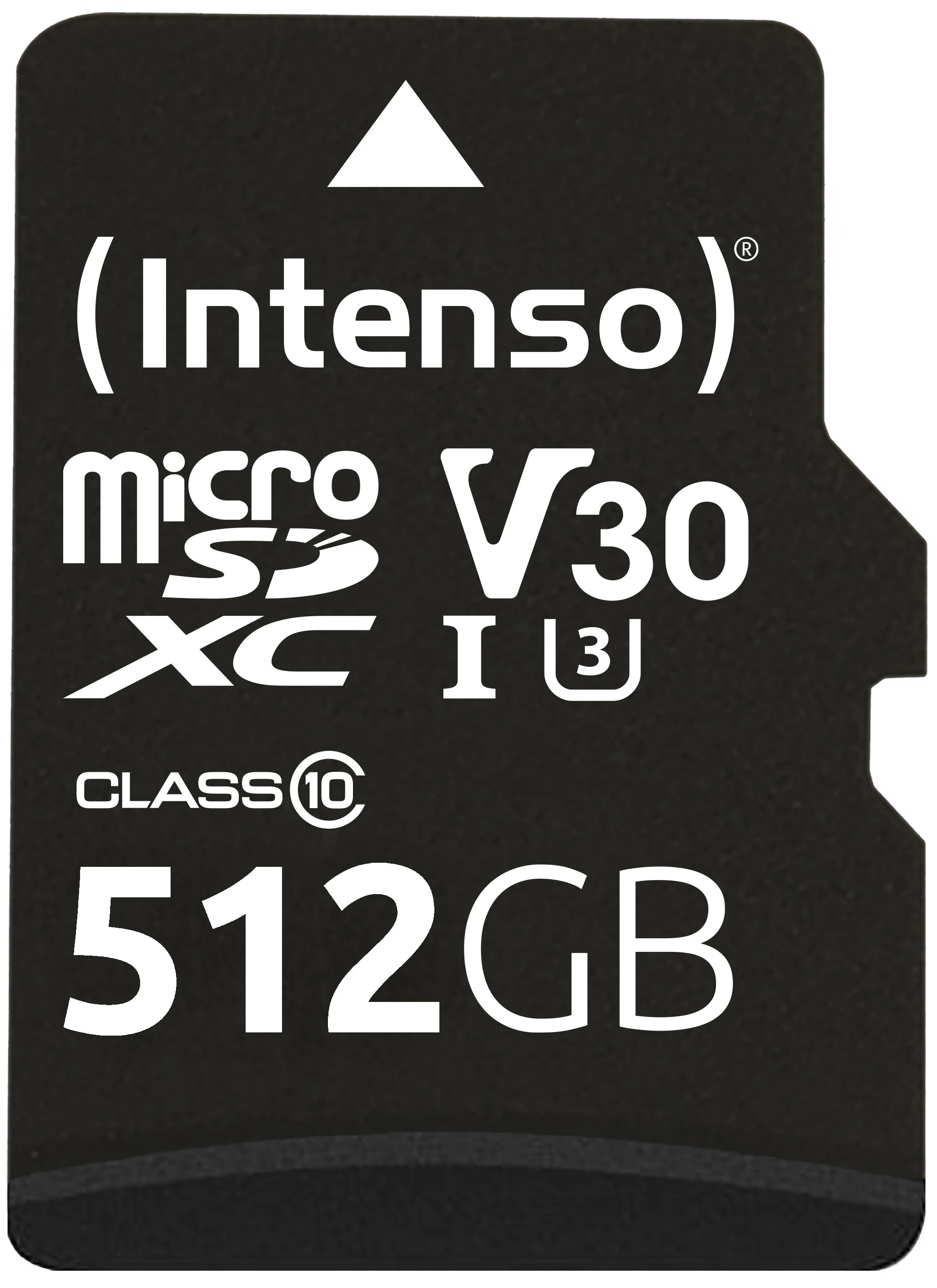 INTENSO Micro SDXC Card PRO 512GB 3433493 with adapter, UHS-I