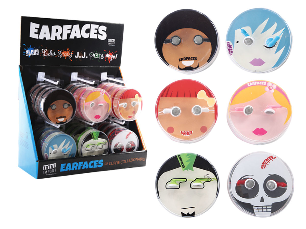 I-TOTAL Ohrstöpsel Gesicht CM2019 ass.