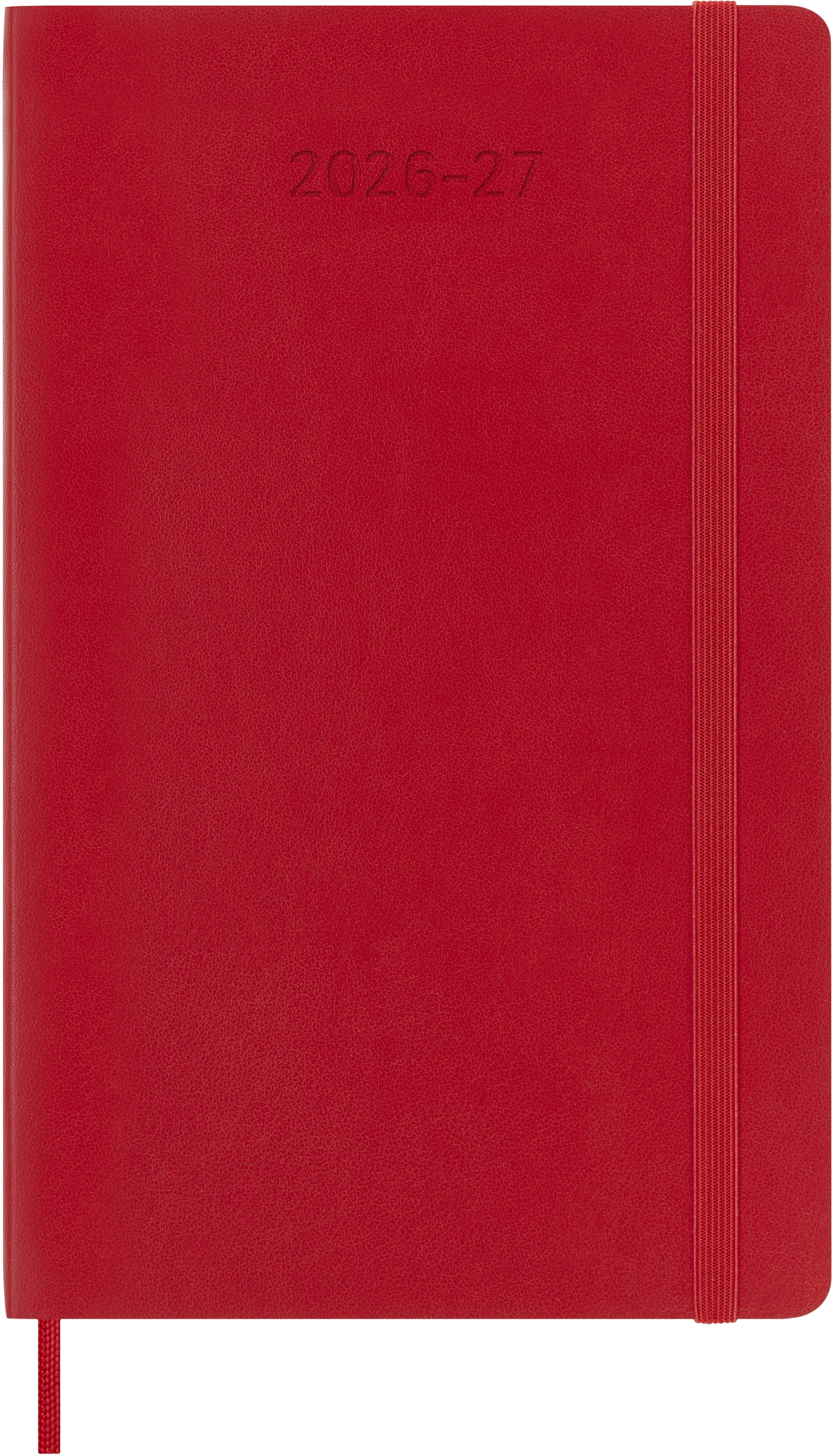 MOLESKINE Wochen-Notizkalender 26/27 DSF218WN3Y27 18M liniert SC rot 13x21cm