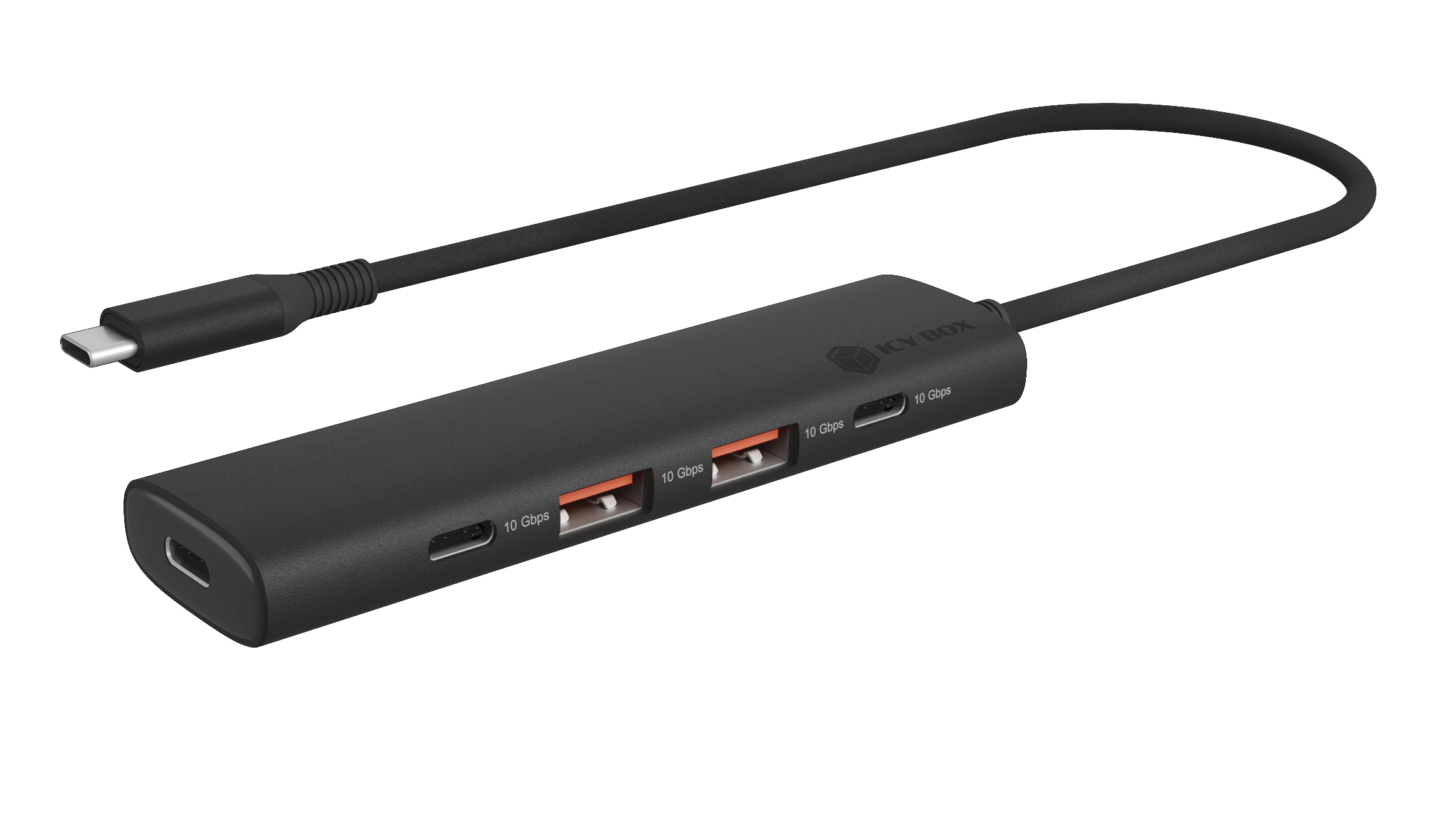 ICY BOX 4-Port USB 3.2 Gen 2 Hub IB-HUB1437-CPD 2x USB-C & 2x USB-A, PD 100W
