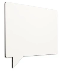 BEREC Whiteboard SPEACH 16003.051 ohne Rahmen 58x88cm