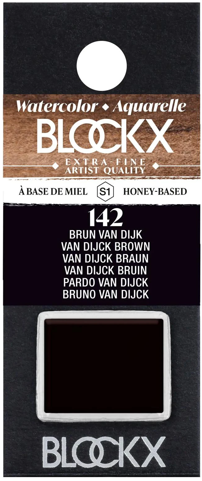 BLOCKX Aquarellfarbe 1.5ml 41142BXC Van Dijk Braun