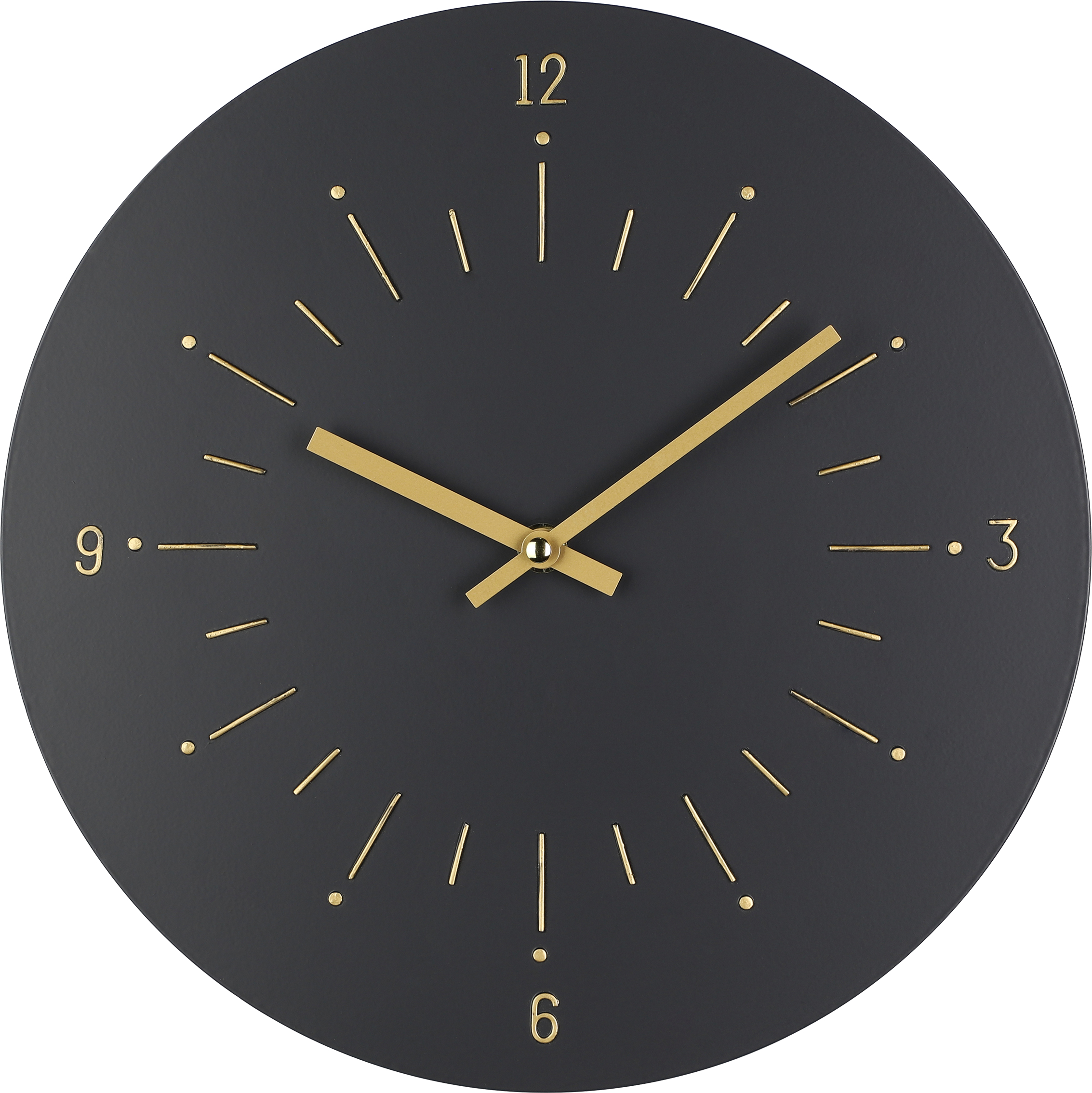 EGLO Wanduhr Takahagi 30cm 425509 schwarz/gold