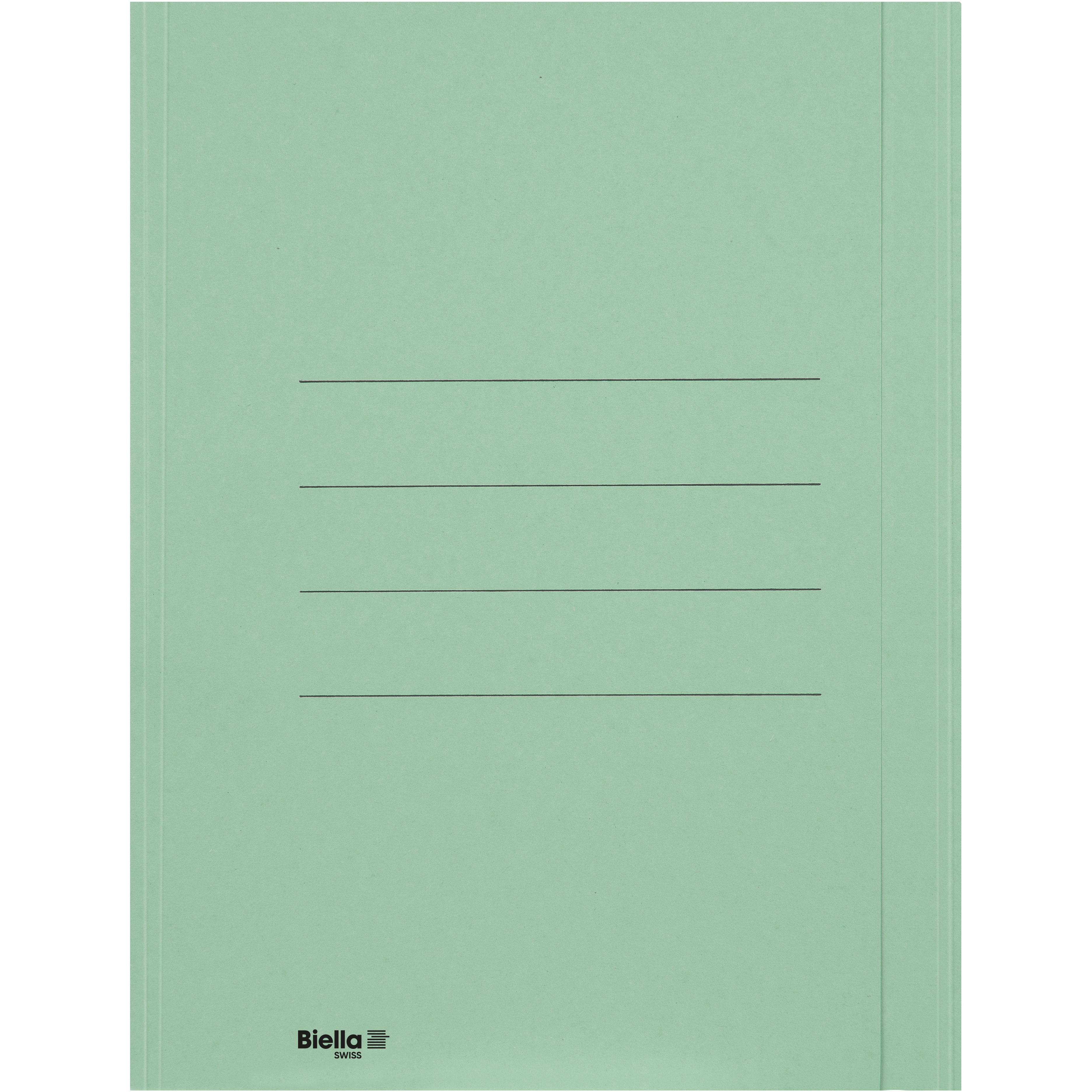 BIELLA Einlagemappe m. Klappe A4 25040130U grün 240g/m2 50 Stück