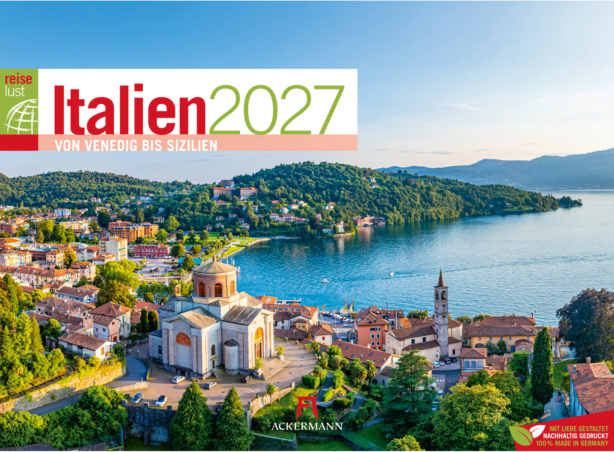 ACKERMANN Bildkalender 2027 3721 Italien DE 45x33cm