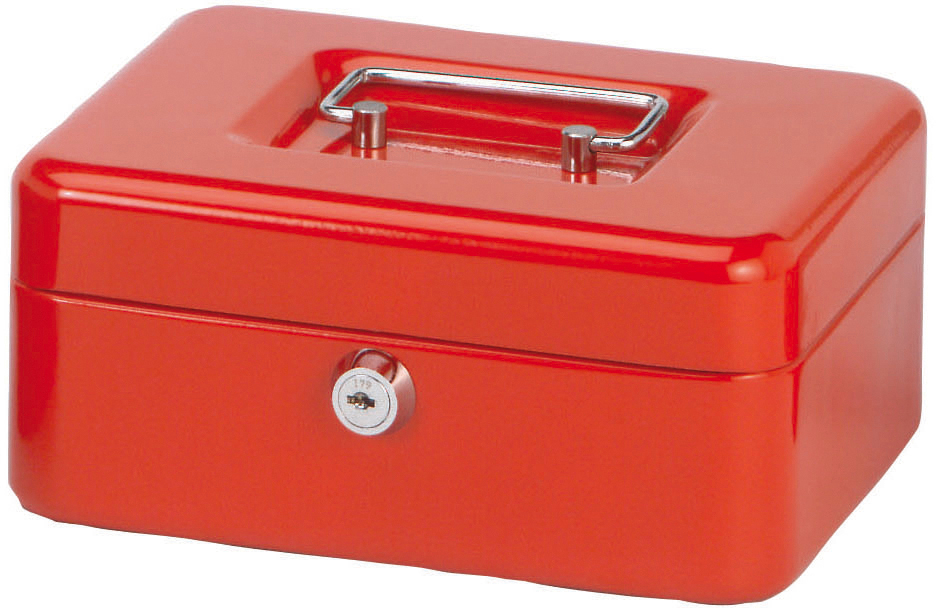 MAUL Geldkassette 2 20x17x9cm 9.35 rot