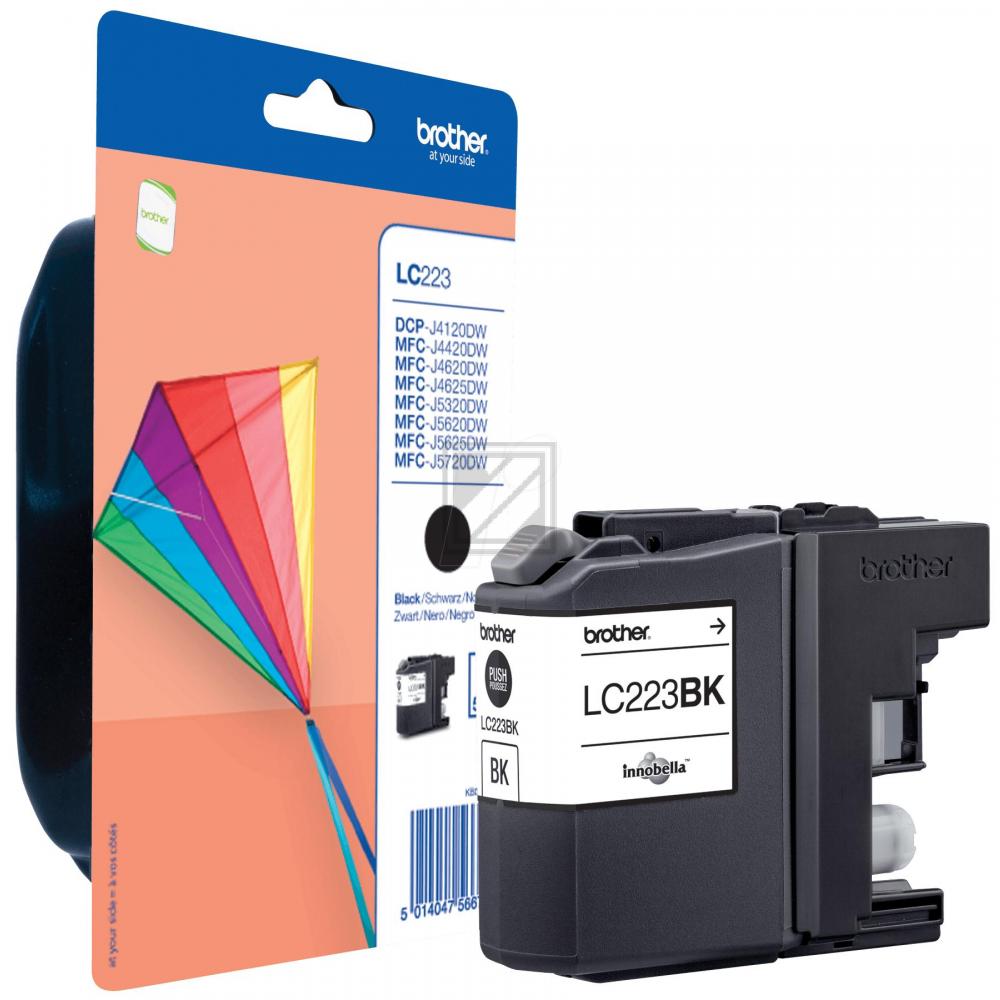 BROTHER Tintenpatrone schwarz LC-223BK MFC-J5620DW 550 Seiten