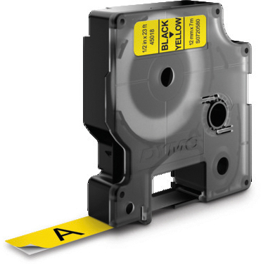 DYMO Schriftband D1 schwarz/gelb S0720580 12mm/7m DYMO Schriftband D1 schwarz/gelb S0720580 12mm/7m