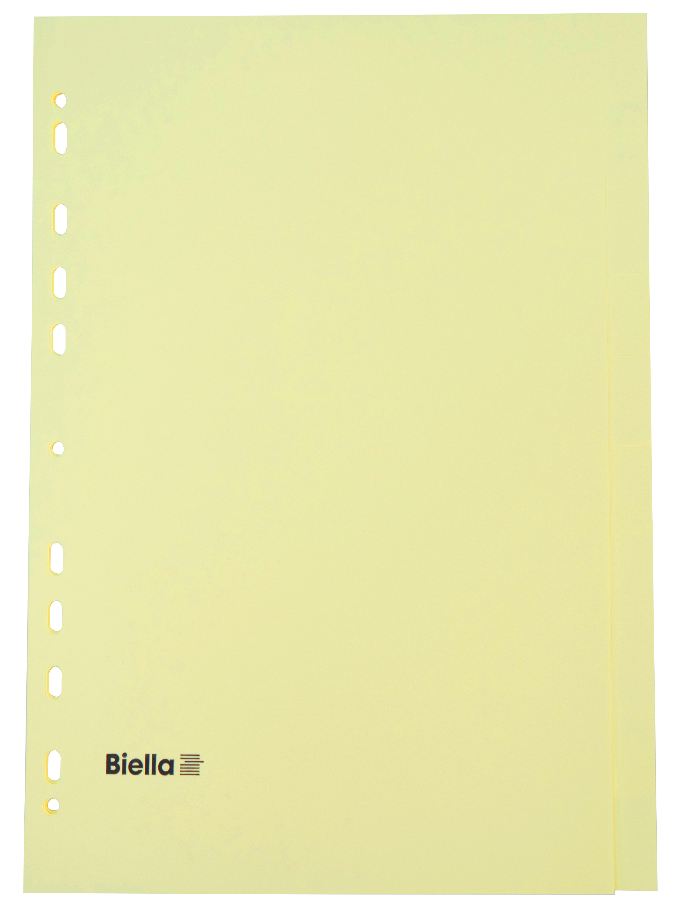 BIELLA Kartonregister A4 19641000U gelb 10-teilig