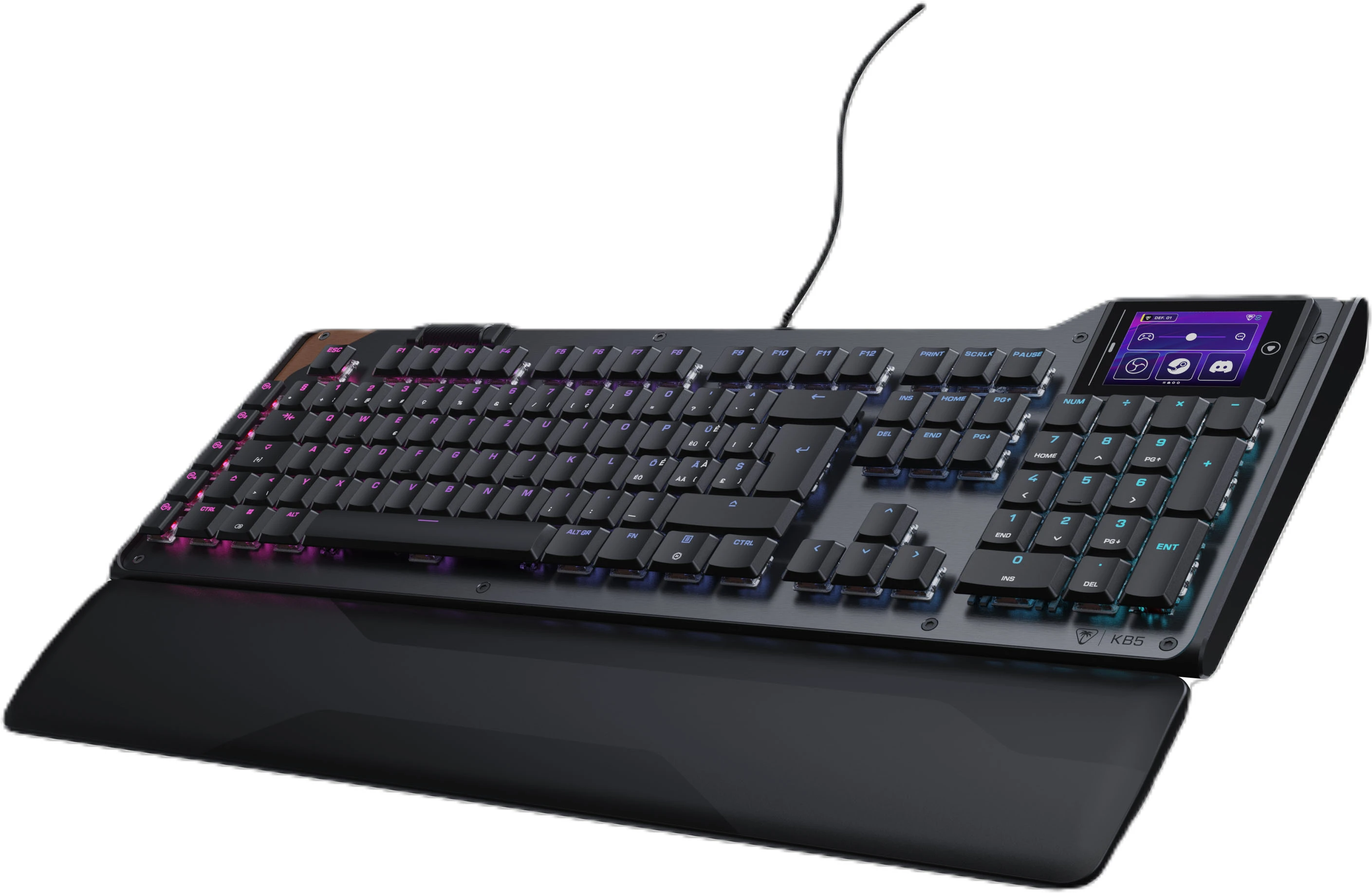 TURTLE BEACH Command Series Keyboard TBK-1005-02-CH KB5,PC, Black,CH