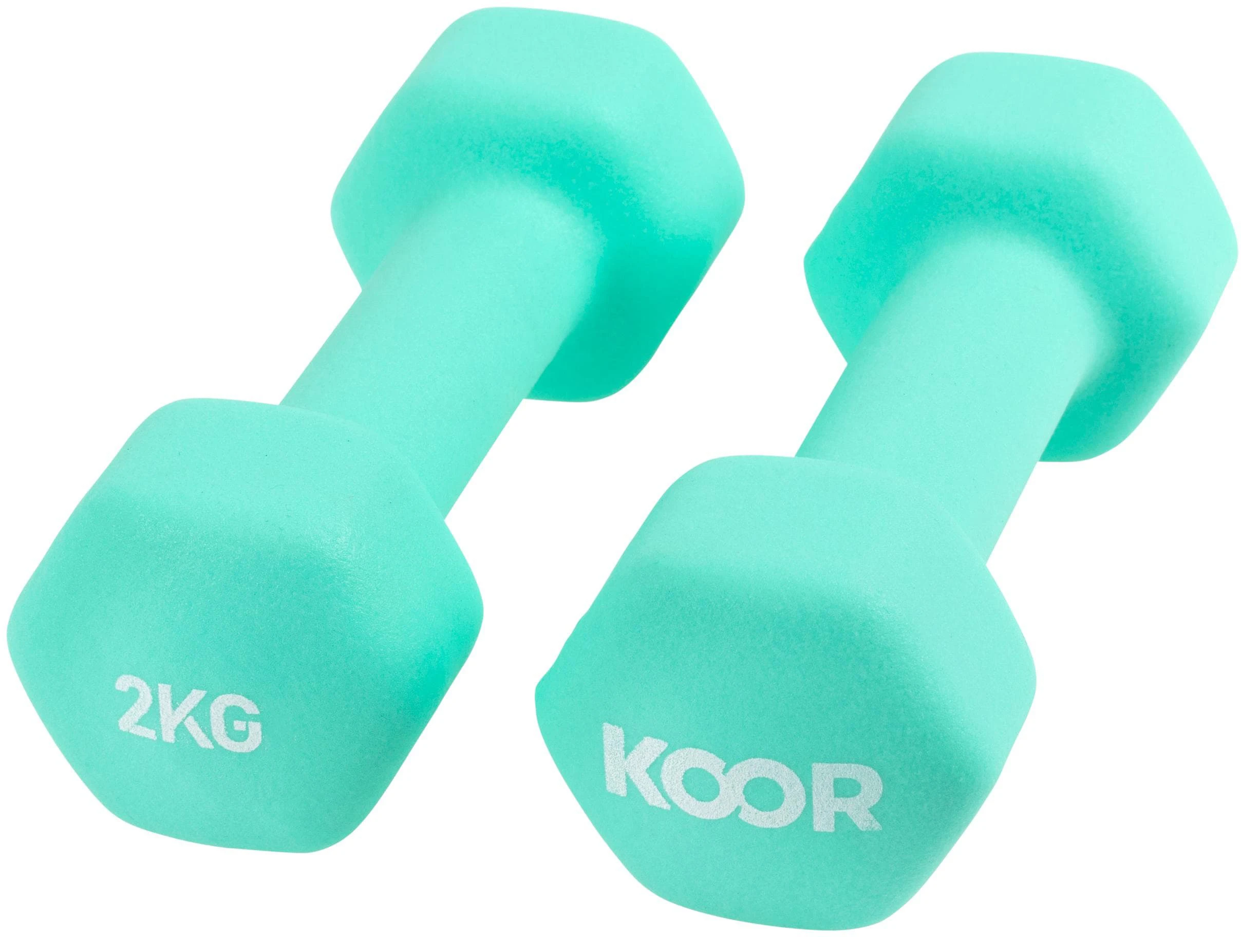 KOOR Kurzhantel Set 2kg F00912 mint 2 Stück