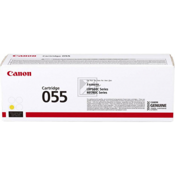 CANON Toner-Modul 055 yellow CRG 055 Y LBP663/MF742 2100 Seiten CANON Toner-Modul 055 yellow CRG 055 Y LBP663/MF742 2100 Seiten