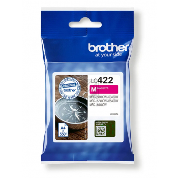 BROTHER Tintenpatrone magenta LC-422M MFC-J5340 550 Seiten BROTHER Tintenpatrone magenta LC-422M MFC-J5340 550 Seiten