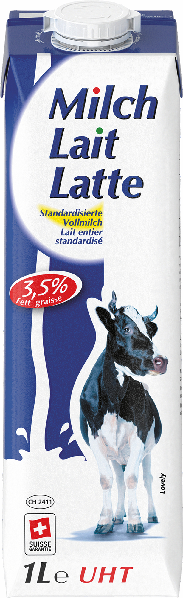 LOVELY Vollmilch 3,5%, UHT 1346626 1 l, 12 Stk.