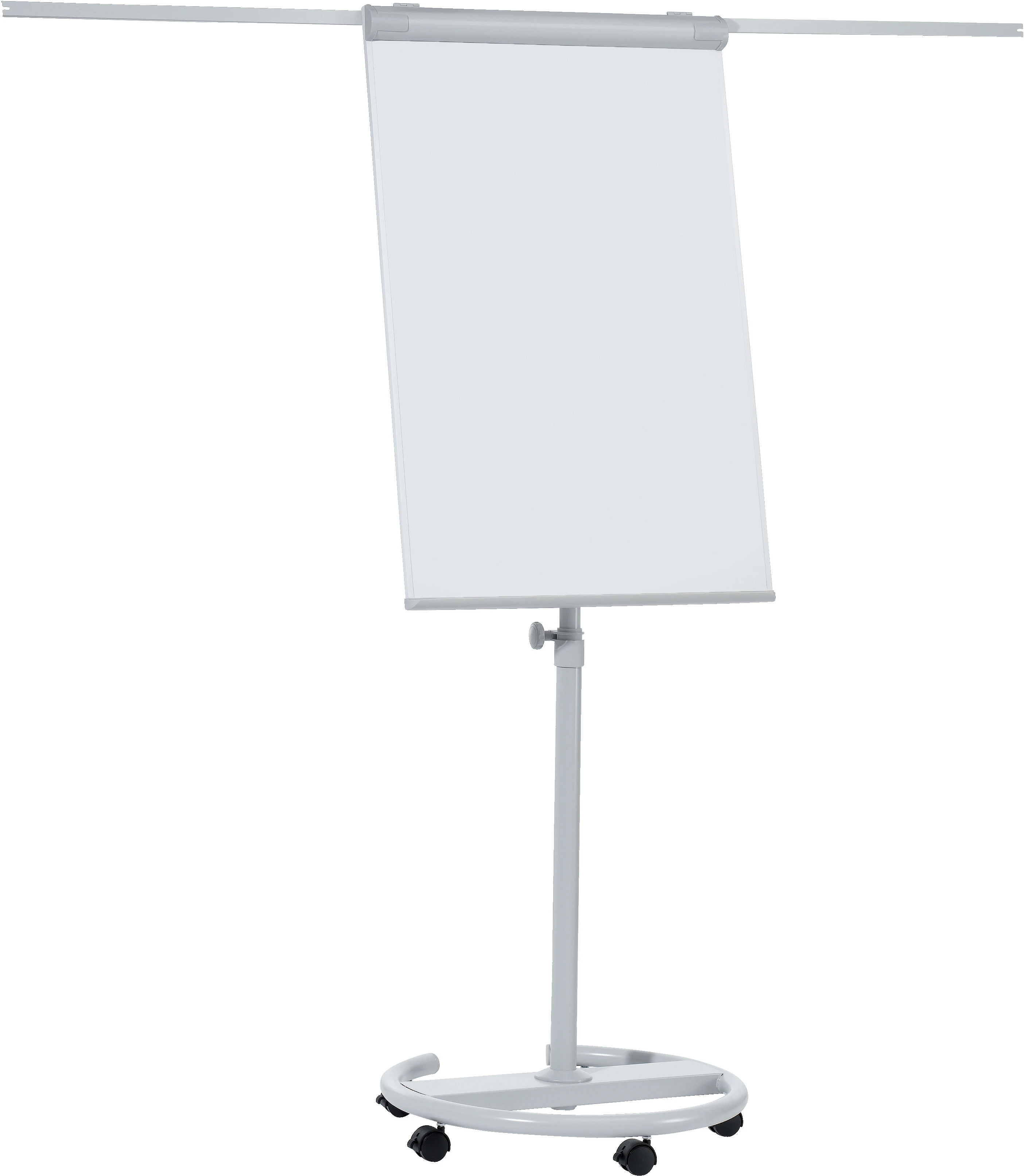 FRANKEN Flipchart ECO 68x105cm F2400/N hellgrau mobil