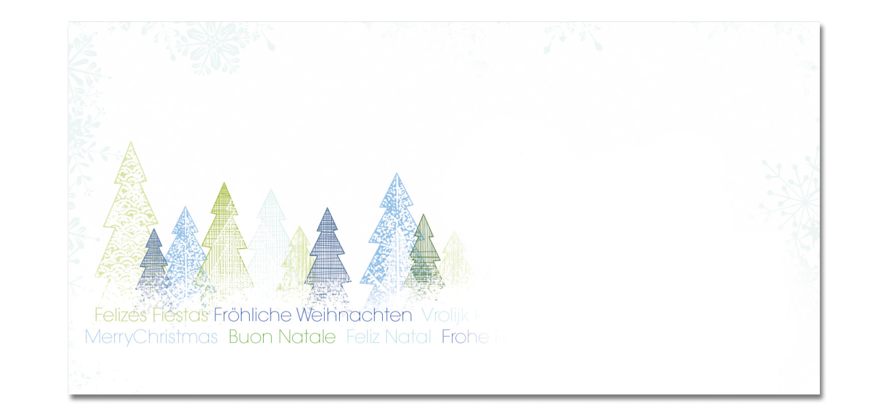 SIGEL Couvert Weihnachten C6/5 DU090 90g, Trees 25 Stück