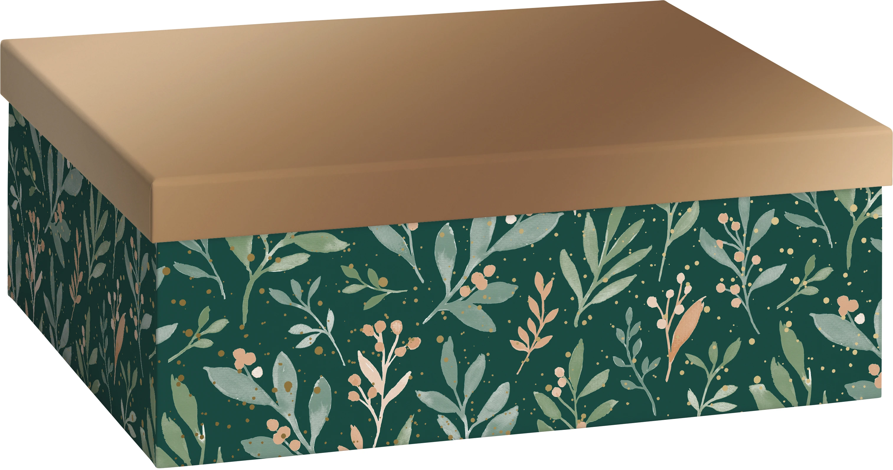 STEWO Geschenkbox Arona 2551505747 dunkelgrün 23x23x12cm