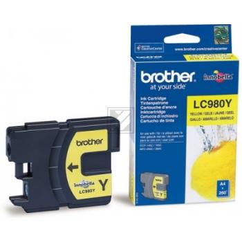 BROTHER Tintenpatrone yellow LC-980Y DCP-165C 260 Seiten