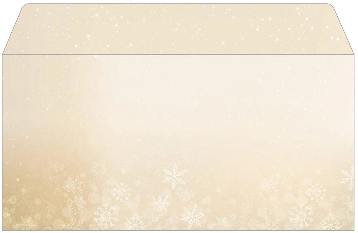 SIGEL Couvert Weihnachten C6/5 DU633 Golden Christmas Night 25 Stk.