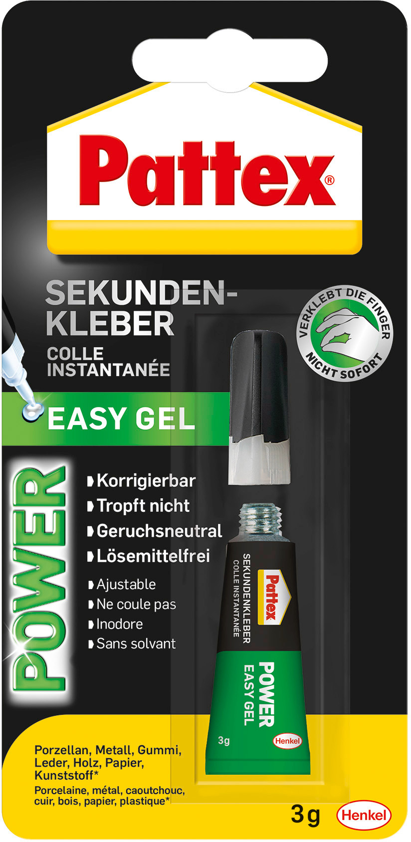 PATTEX Sekundenkleber Power Easy Gel PSPS2 3g