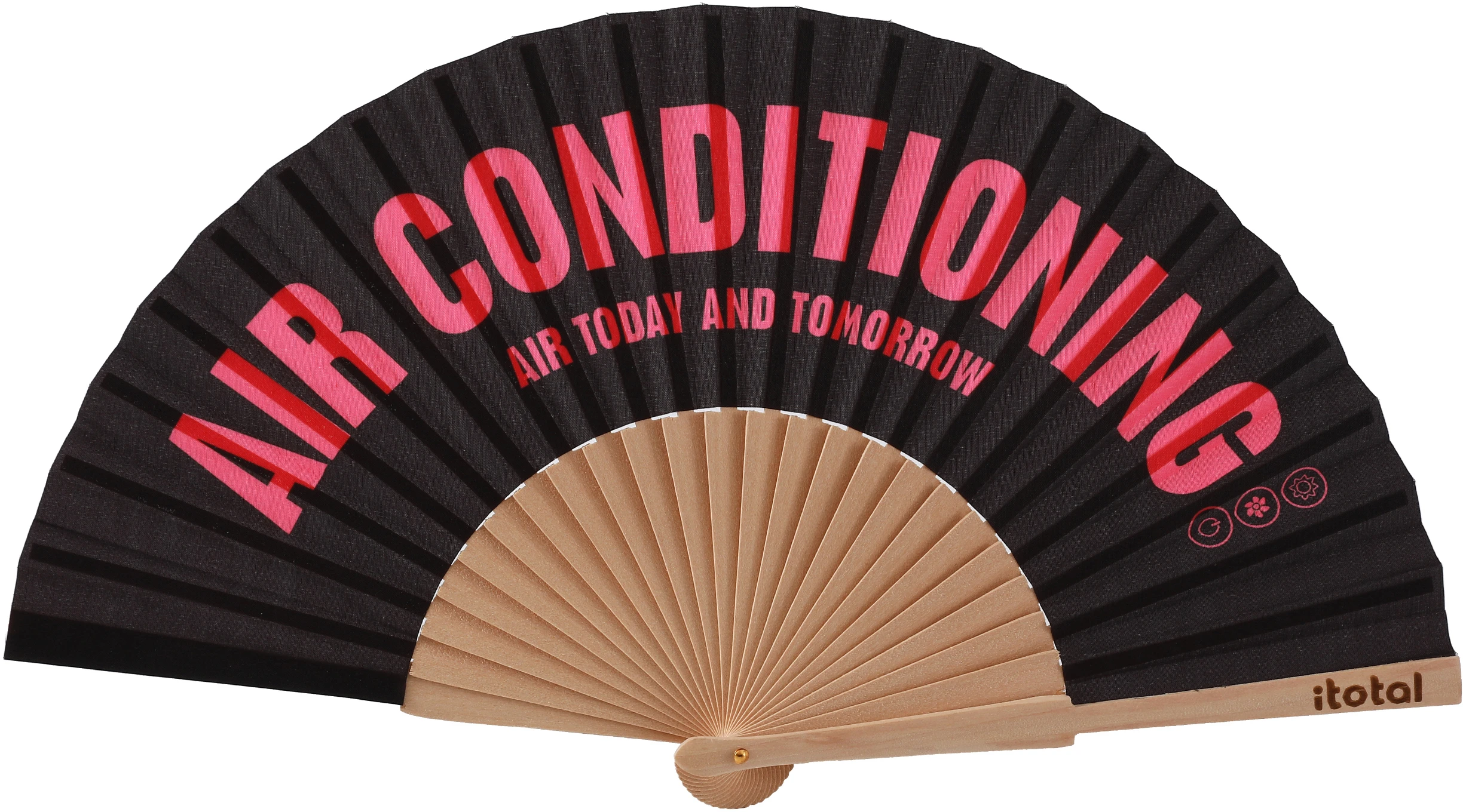 I-TOTAL Handfächer 23cm XL3157 Air Conditioning