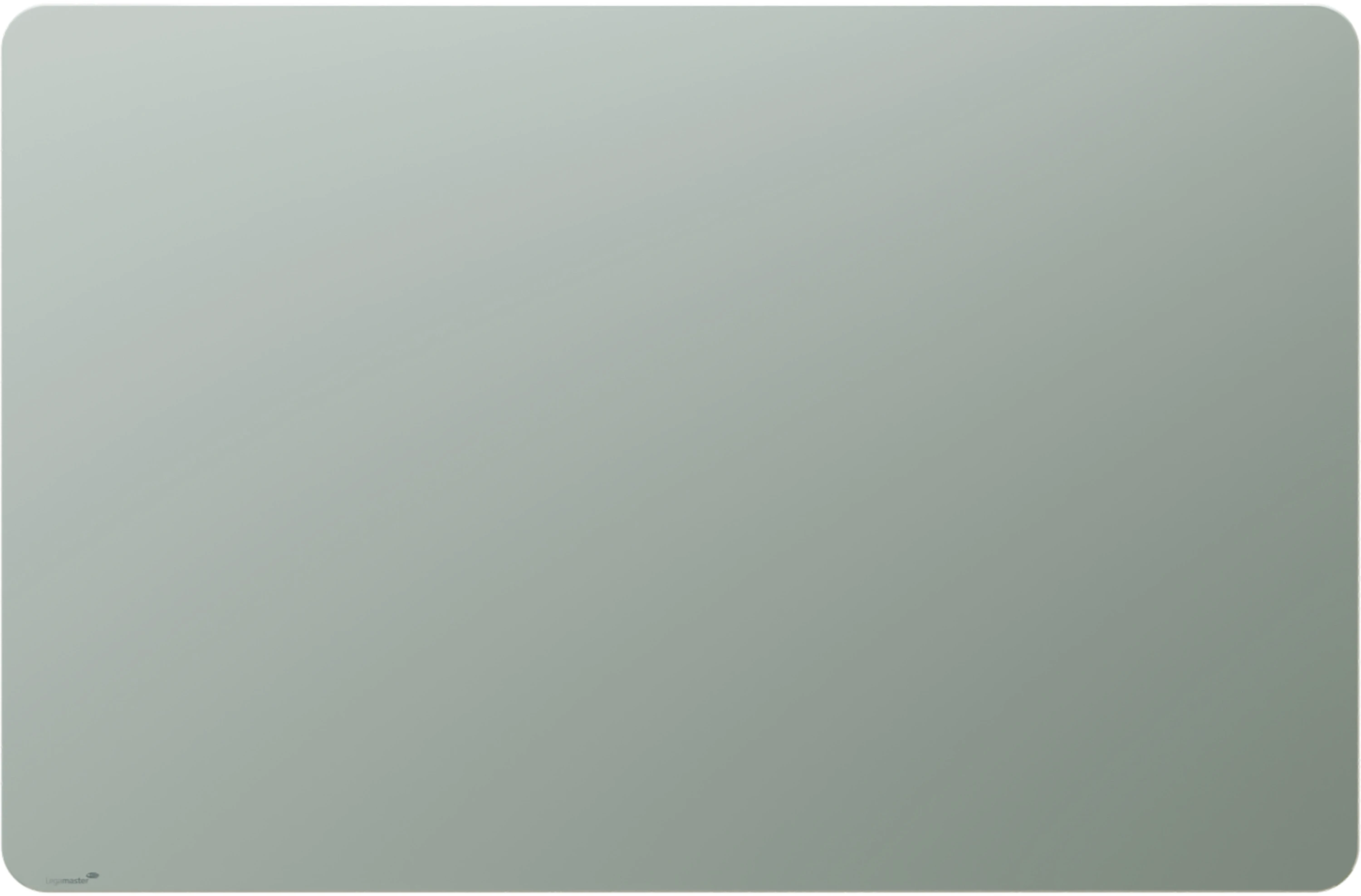 LEGAMASTER Glasboard 100x150cm 7-104363 matt, Sage Green runde Ecken