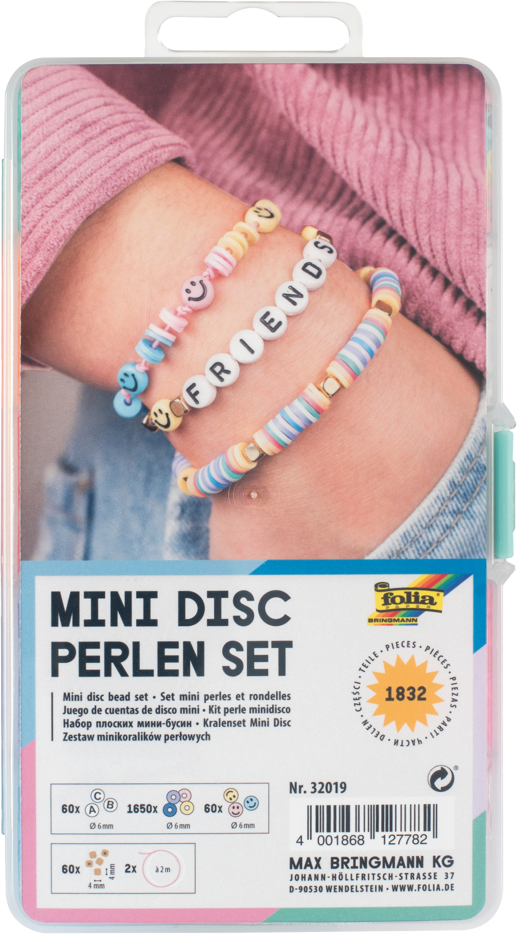 FOLIA Perlen-Set 32019 multicolor