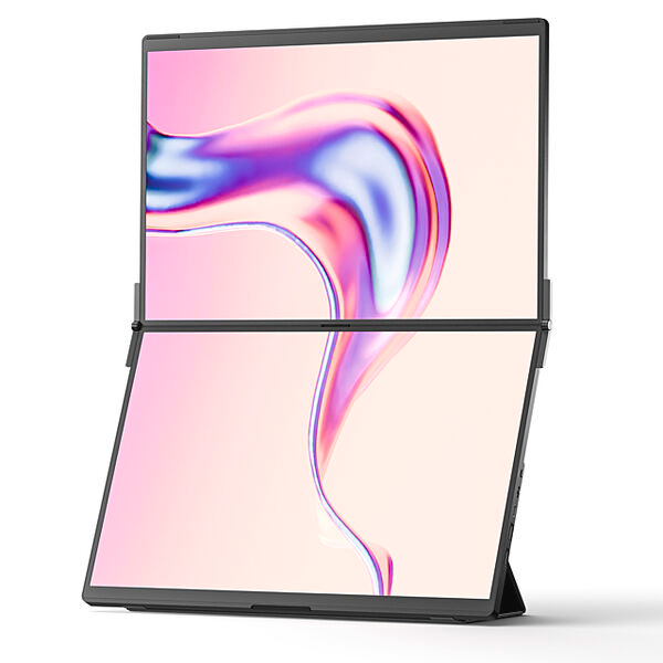 FREEVOICE Dual Monitor FlipGo 16 Zoll FWPFLIPGO16 schwarz, 2560x1600px