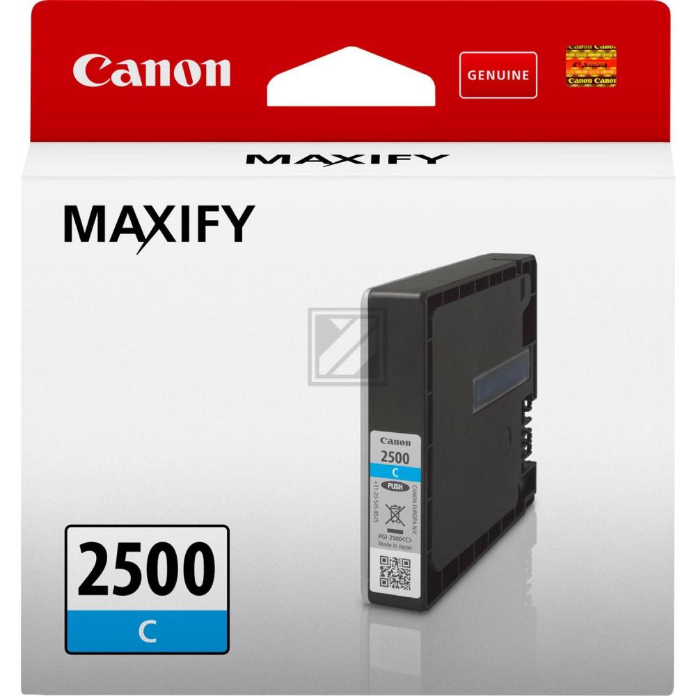 CANON Tintenpatrone cyan PGI-2500C MAXIFY MB5050/MB5350 700 S.