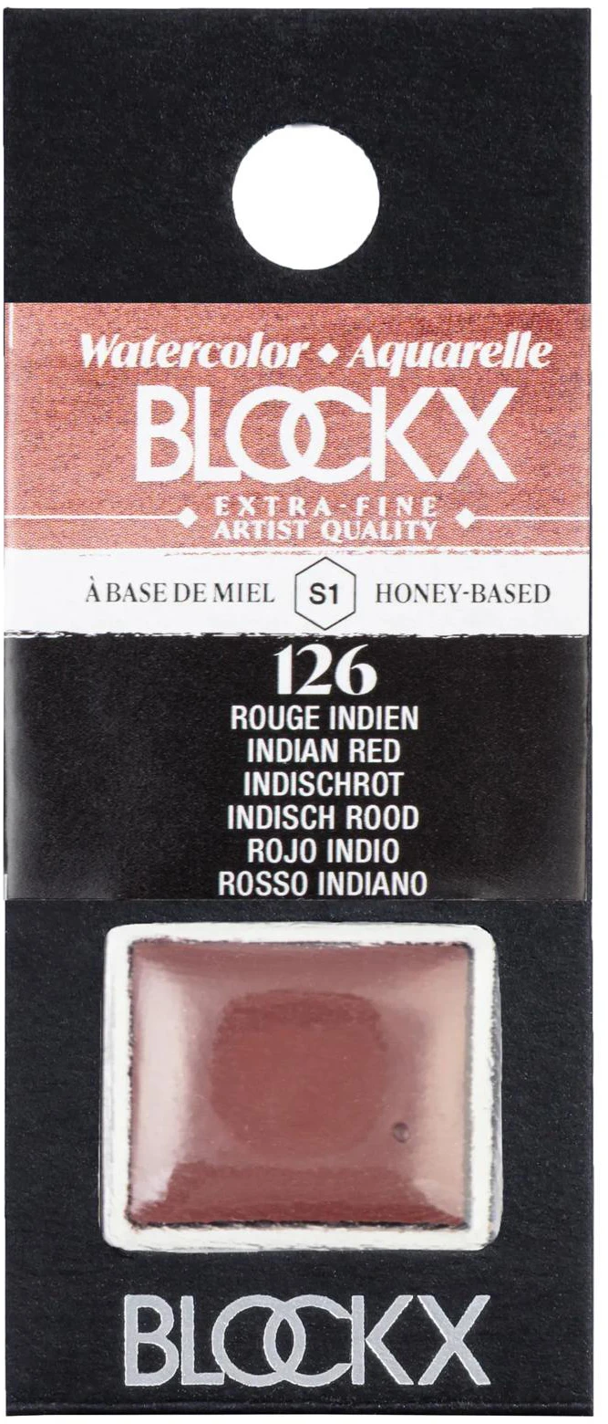 BLOCKX Aquarellfarbe 1.5ml 41126BXC indisch rot