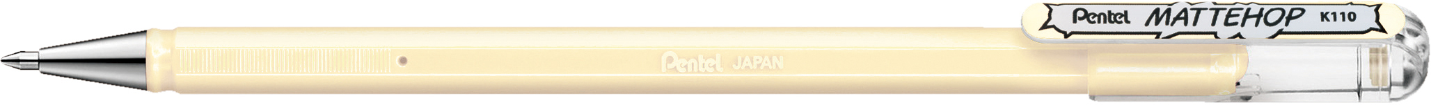 PENTEL Rollerball Mattehop 0.5mm K110-VHX elfenbein