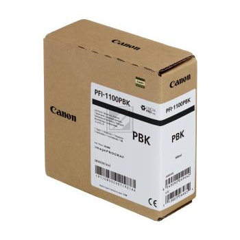 CANON Tintenpatrone photo schwarz PFI1100PB iPF PRO-2000/PRO-6000S 160ml