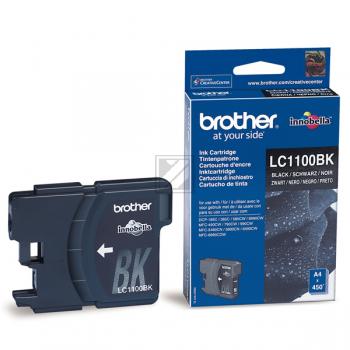BROTHER Tintenpatrone schwarz LC-1100BK MFC-6490CW 450 Seiten