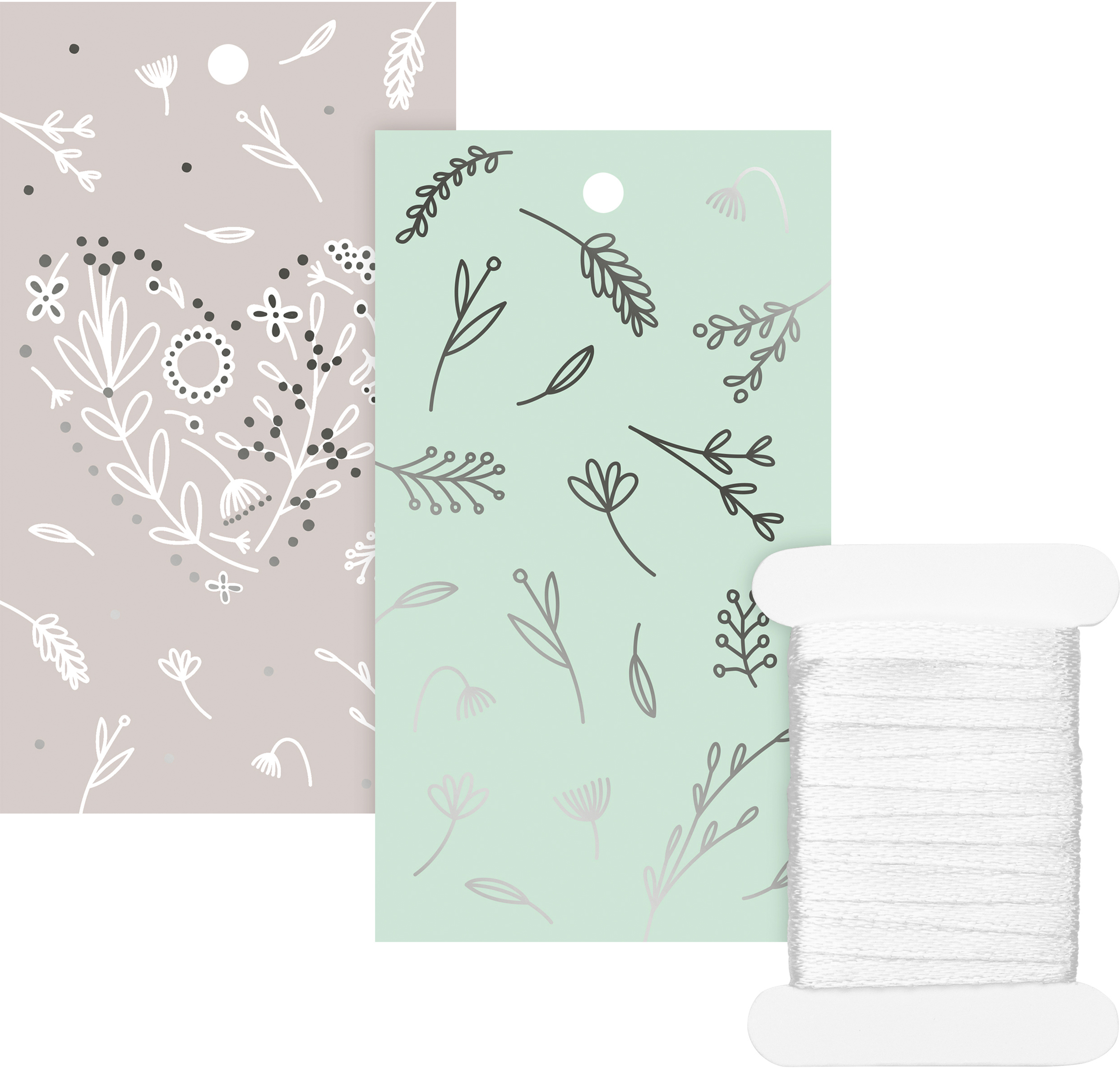 STEWO Geschenkanhänger Eldana 2581510099 silber 10 Stück