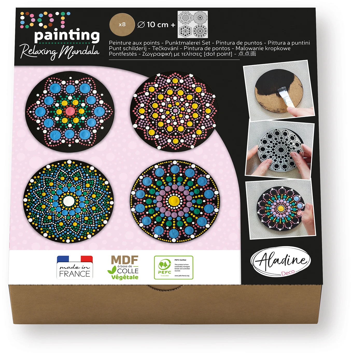 ALADINE Dot painting Set 85495 Relaxing Mandala 7-teilig