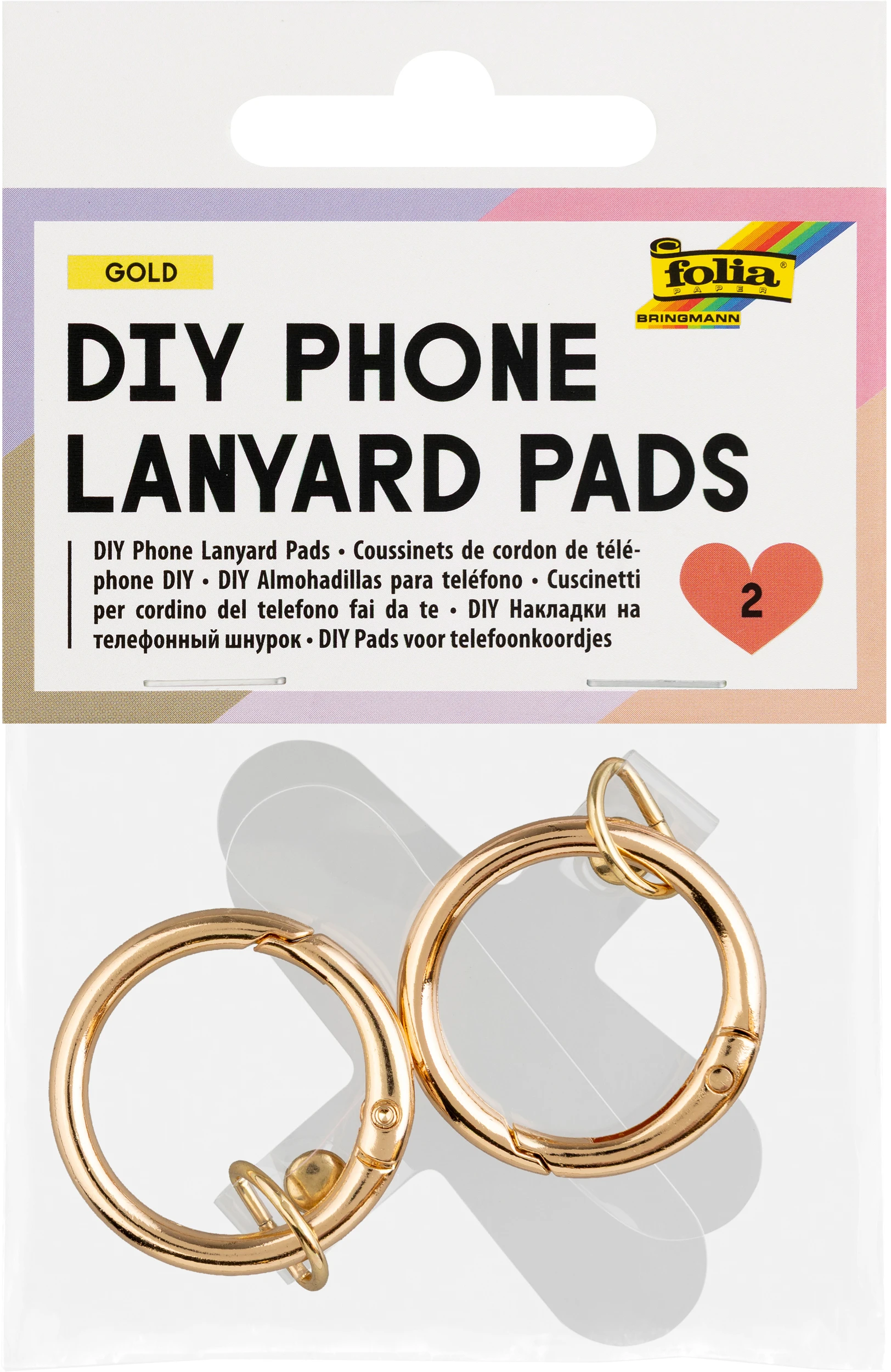 FOLIA Handyschlaufen-Pads 4x6cm 78601 2 Stück
