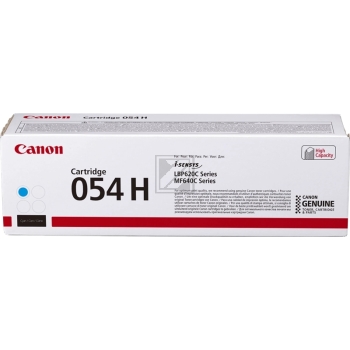 CANON Toner-Modul 054H cyan CRG 054 CH LBP621/MF641 2300 Seiten CANON Toner-Modul 054H cyan CRG 054 CH LBP621/MF641 2300 Seiten