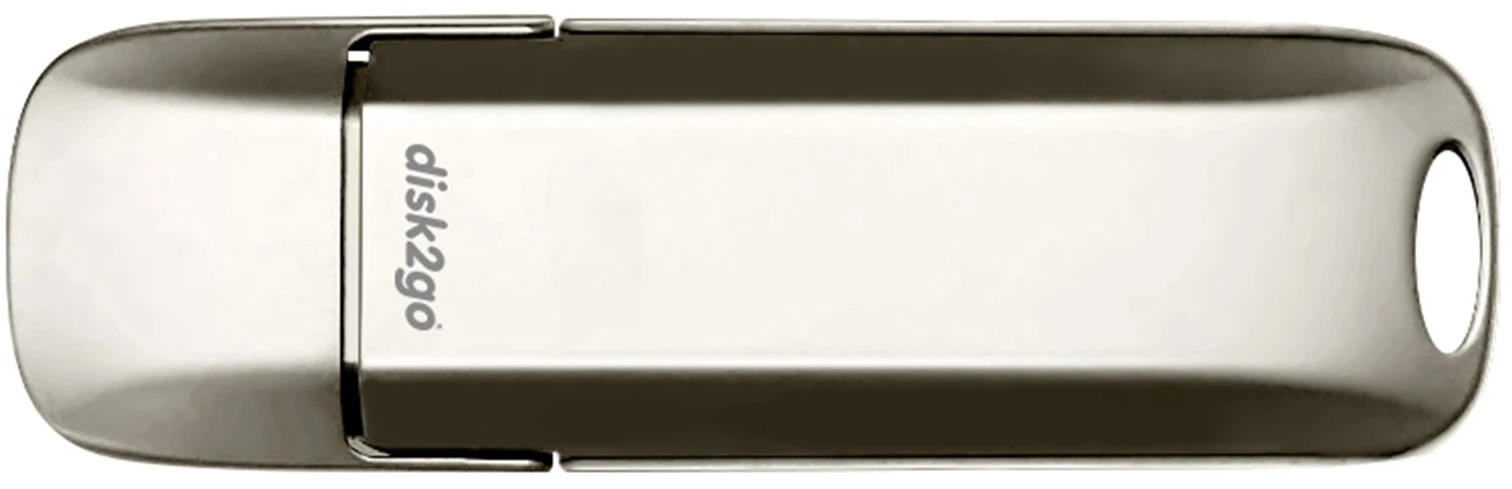 DISK2GO USB-Stick bolt 512GB 30006640 Type C USB 3.2 silver