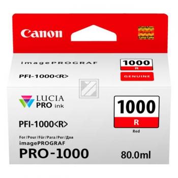 CANON Tintenpatrone rot PFI-1000 iPF PRO-1000 80ml