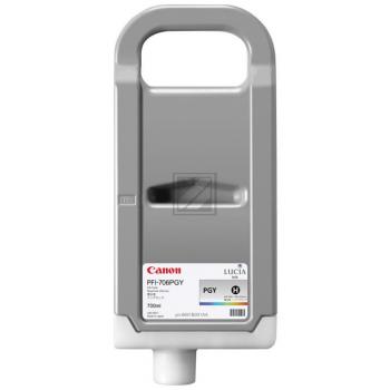 CANON Tintenpatrone photo grey PFI706PGY iPF 8300 700ml