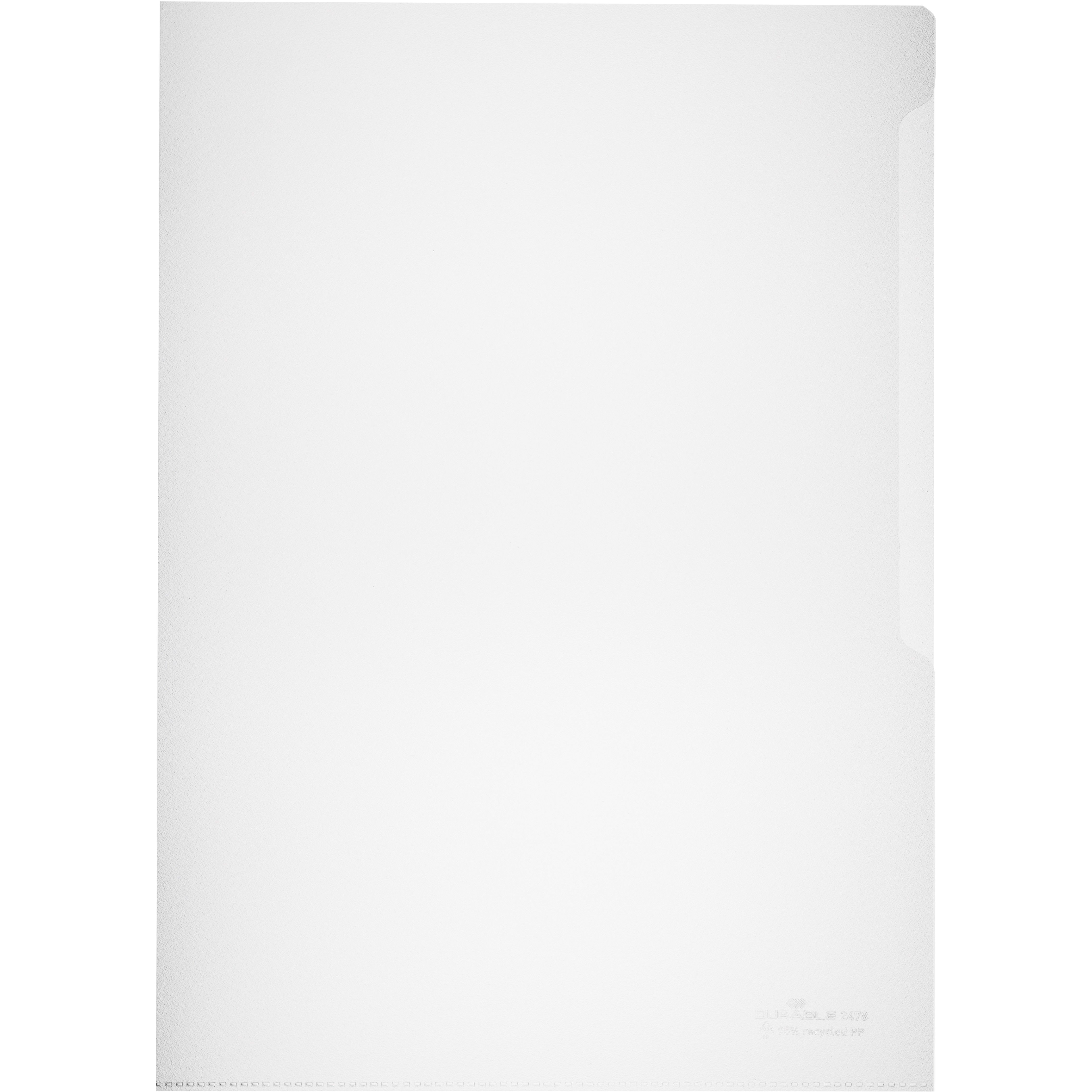 DURABLE Sichtmappen recycling A4 247819 transparent 100 Stück