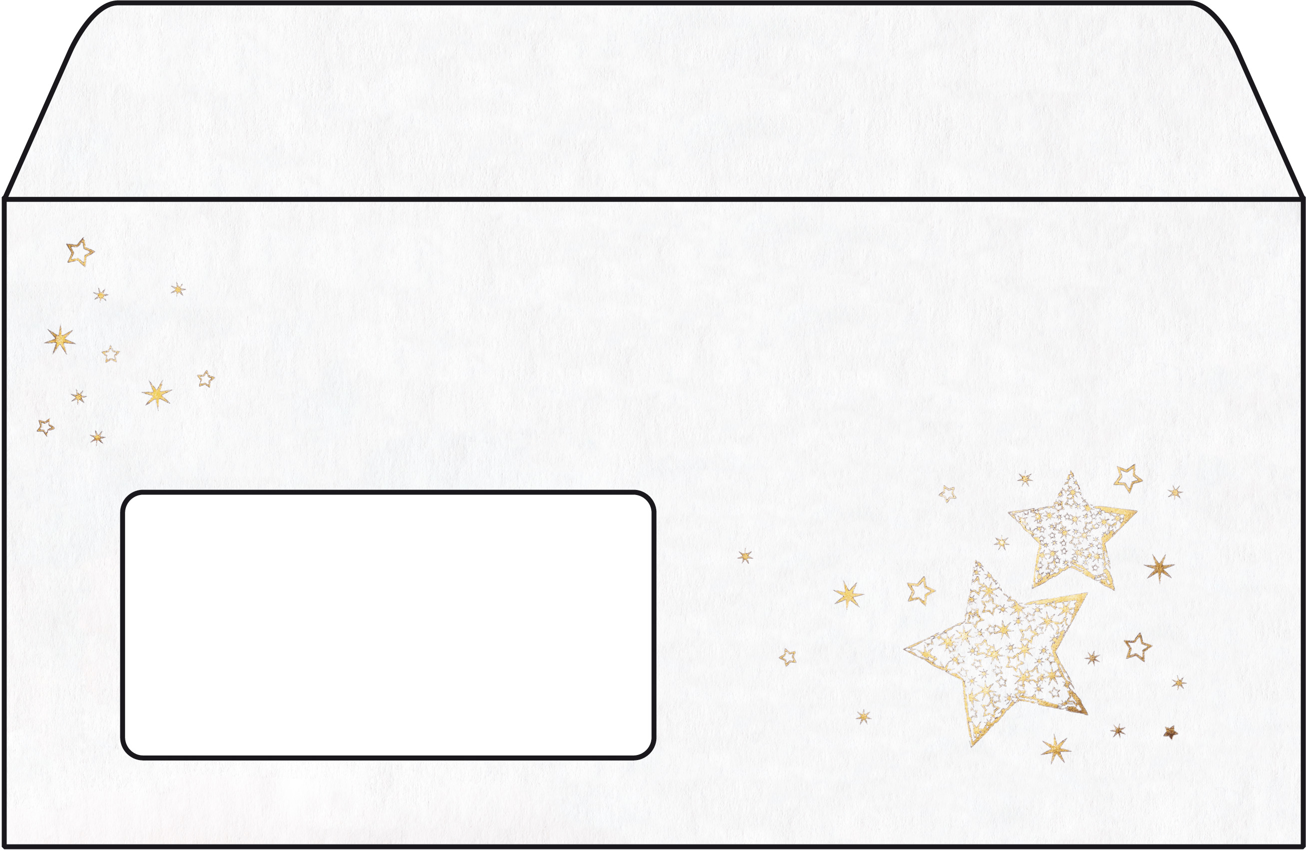 SIGEL Couvert Weihnachten C6/5 DU045/W 90g, Golden Glow 50 Stück