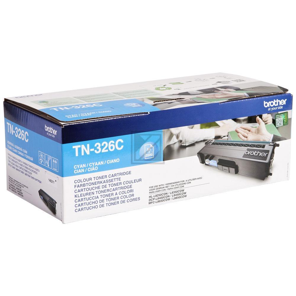 BROTHER Toner HY cyan TN-326C DCP-L8400CDN 3500 Seiten BROTHER Toner HY cyan TN-326C DCP-L8400CDN 3500 Seiten