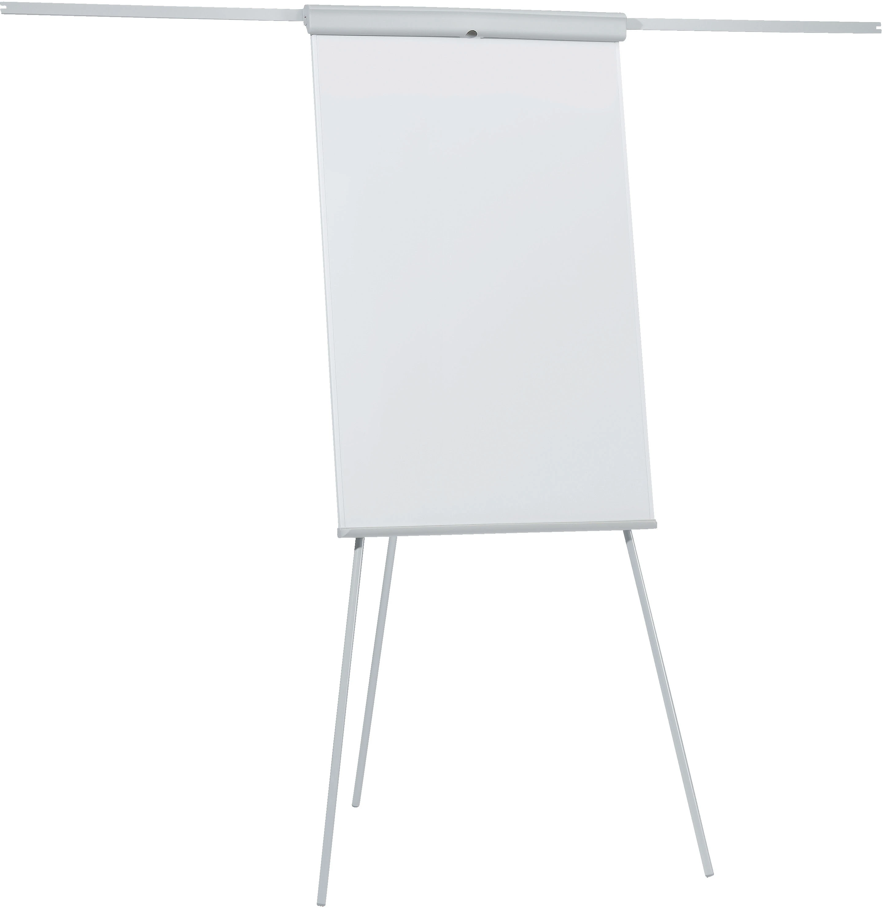 FRANKEN Flipchart X-tra!Line 68x105cm EL-FC22 hellgrau mit Seitenarmen