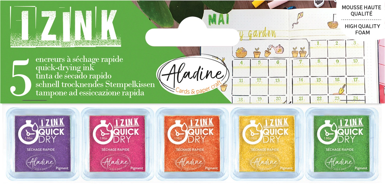 ALADINE Stempelkissen 03938 Knospe 5 Stück
