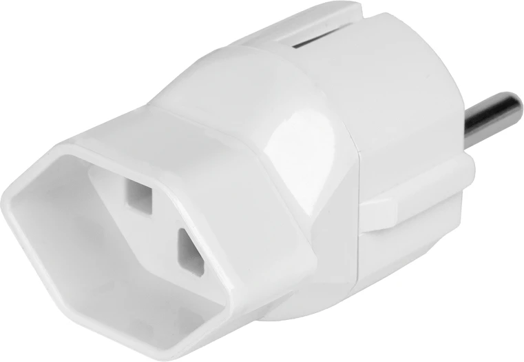 STEFFEN Reiseadapter Schweiz - Europa 1409570 weiss