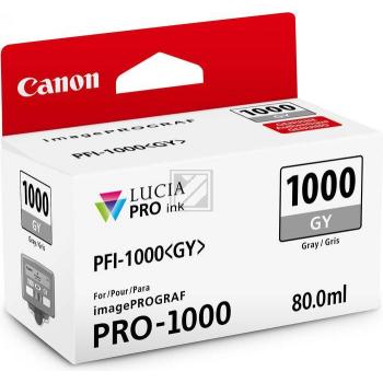 CANON Tintenpatrone grau PFI-1000 iPF PRO-1000 80ml